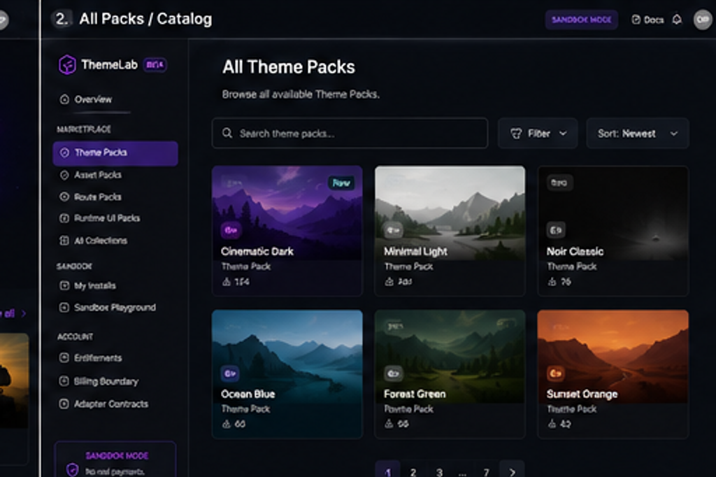 All Packs / Catalog